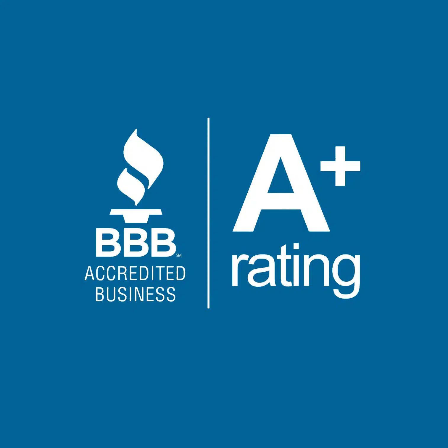BBB Accredited Business A+ rating